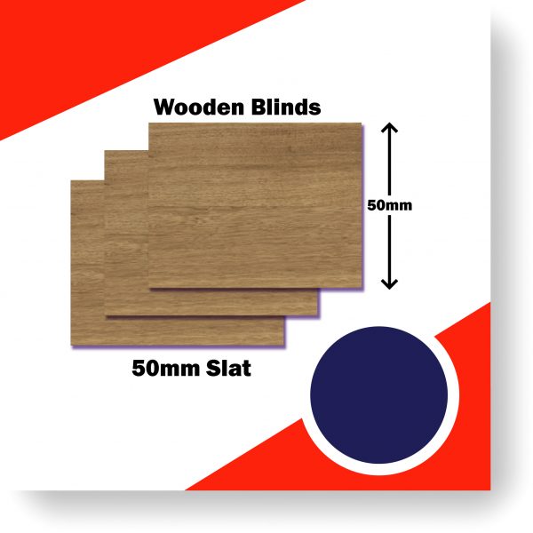 Wooden Blinds Decorative Tapes- 50MM